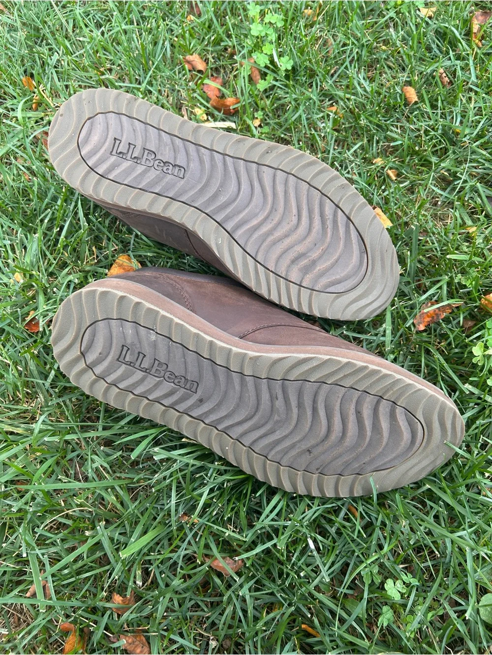 L.L. Bean Men's Dark Brown Leather Chukka Boots